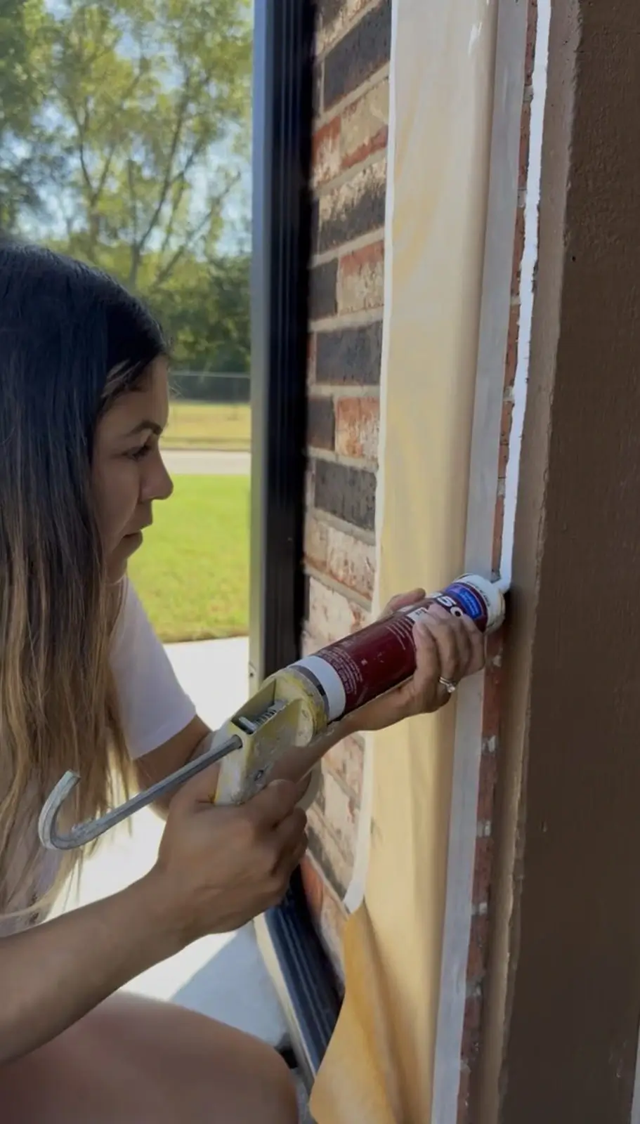 Caulking and trim preparation