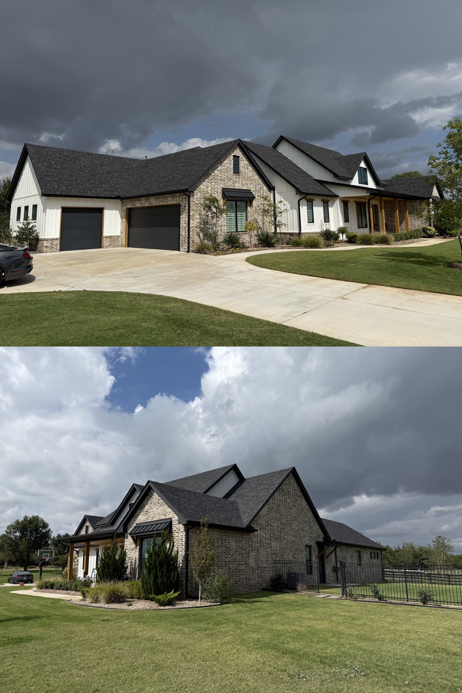 Finished exterior painting project