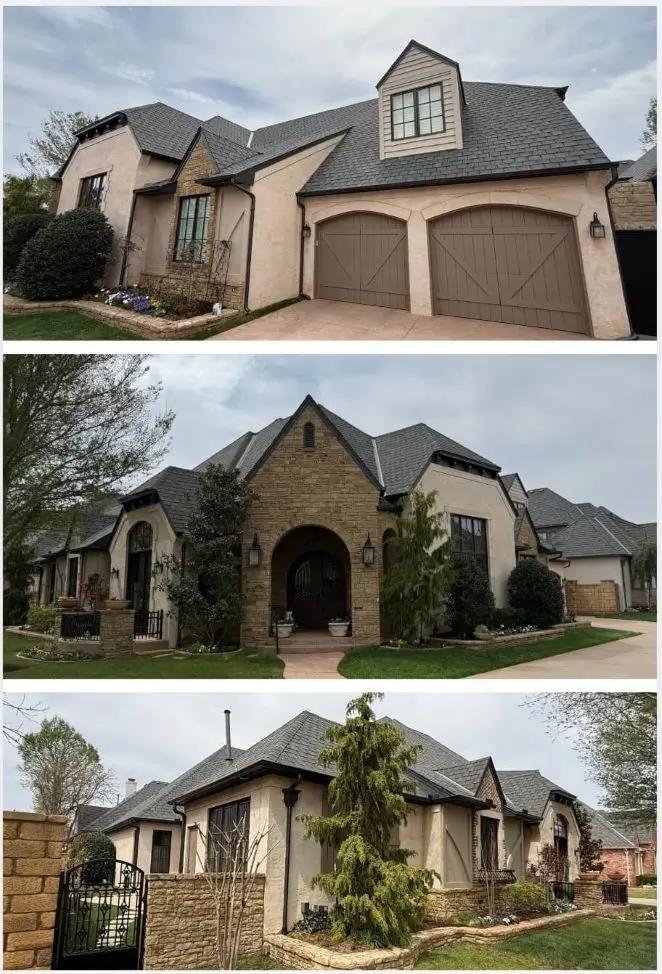 Freshly painted house exterior by F&M Paint